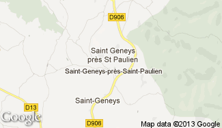 Plan de Saint-Geneys-près-Saint-Paulien