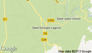 Plan de Saint-Georges-Lagricol