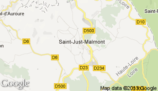 Plan de Saint-Just-Malmont