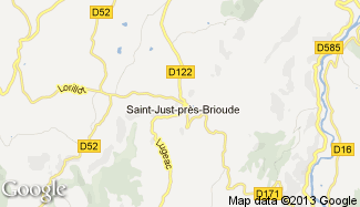 Plan de Saint-Just-près-Brioude