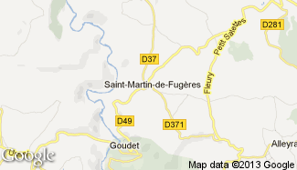 Plan de Saint-Martin-de-Fugères