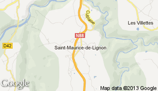 Plan de Saint-Maurice-de-Lignon