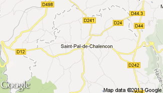 Plan de Saint-Pal-de-Chalencon
