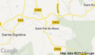 Plan de Saint-Pal-de-Mons