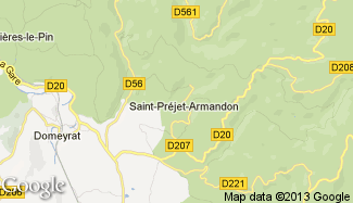 Plan de Saint-Préjet-Armandon