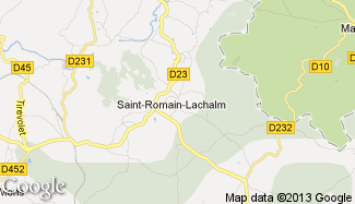 Plan de Saint-Romain-Lachalm