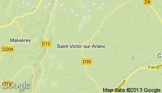 Plan de Saint-Victor-sur-Arlanc