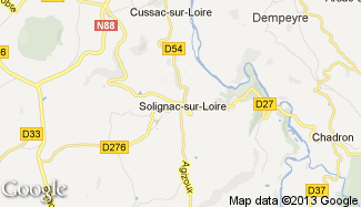 Plan de Solignac-sur-Loire