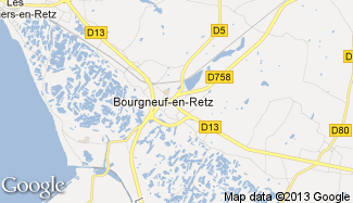 Plan de Bourgneuf-en-Retz