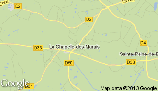 Plan de La Chapelle-des-Marais