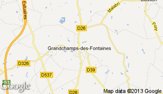 Plan de Grandchamps-des-Fontaines