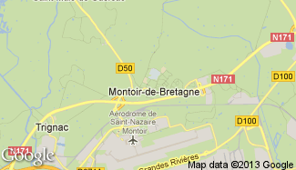 Plan de Montoir-de-Bretagne