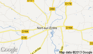 Plan de Nort-sur-Erdre