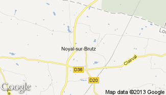 Plan de Noyal-sur-Brutz