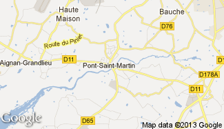 Plan de Pont-Saint-Martin