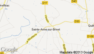 Plan de Sainte-Anne-sur-Brivet