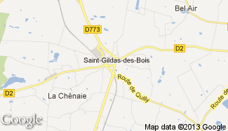 Plan de Saint-Gildas-des-Bois