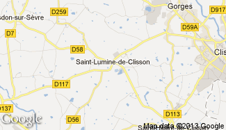 Plan de Saint-Lumine-de-Clisson