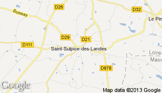 Plan de Saint-Sulpice-des-Landes