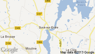 Plan de Sucé-sur-Erdre