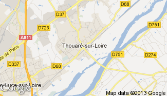 Plan de Thouaré-sur-Loire