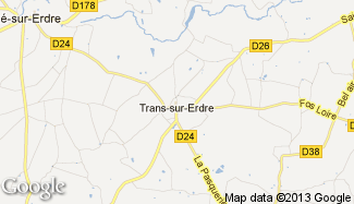 Plan de Trans-sur-Erdre