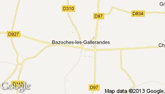 Plan de Bazoches-les-Gallerandes