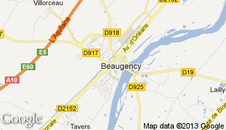 Plan de Beaugency