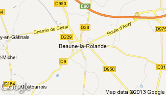 Plan de Beaune-la-Rolande