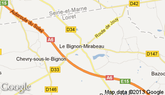Plan de Le Bignon-Mirabeau