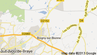 Plan de Boigny-sur-Bionne