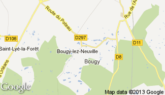 Plan de Bougy-lez-Neuville