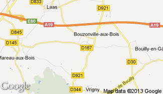 Plan de Bouzonville-aux-Bois