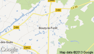 Plan de Bouzy-la-Forêt