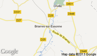 Plan de Briarres-sur-Essonne