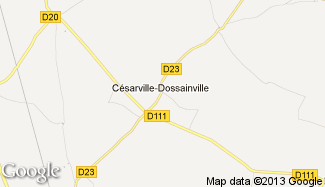 Plan de Césarville-Dossainville