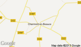 Plan de Charmont-en-Beauce