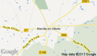 Plan de Marcilly-en-Villette