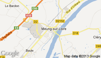 Plan de Meung-sur-Loire