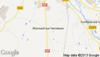 Plan de Mormant-sur-Vernisson