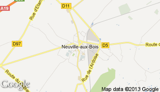 Plan de Neuville-aux-Bois