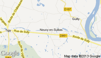 Plan de Neuvy-en-Sullias