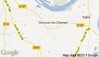 Plan de Ouvrouer-les-Champs