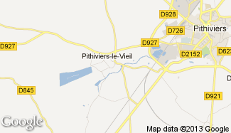 Plan de Pithiviers-le-Vieil