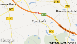 Plan de Rosoy-le-Vieil