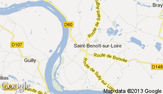 Plan de Saint-Benoît-sur-Loire