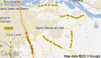 Plan de Saint-Denis-en-Val