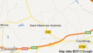 Plan de Saint-Hilaire-les-Andrésis