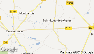 Plan de Saint-Loup-des-Vignes