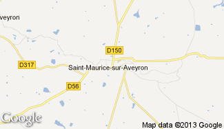 Plan de Saint-Maurice-sur-Aveyron